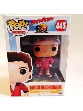 Baywatch Mitch Buchannon Pop Television vinyl figure 445
